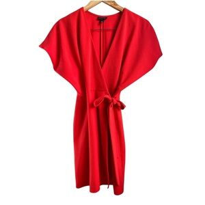 Topshop | Elegant Orange Wrap Dress